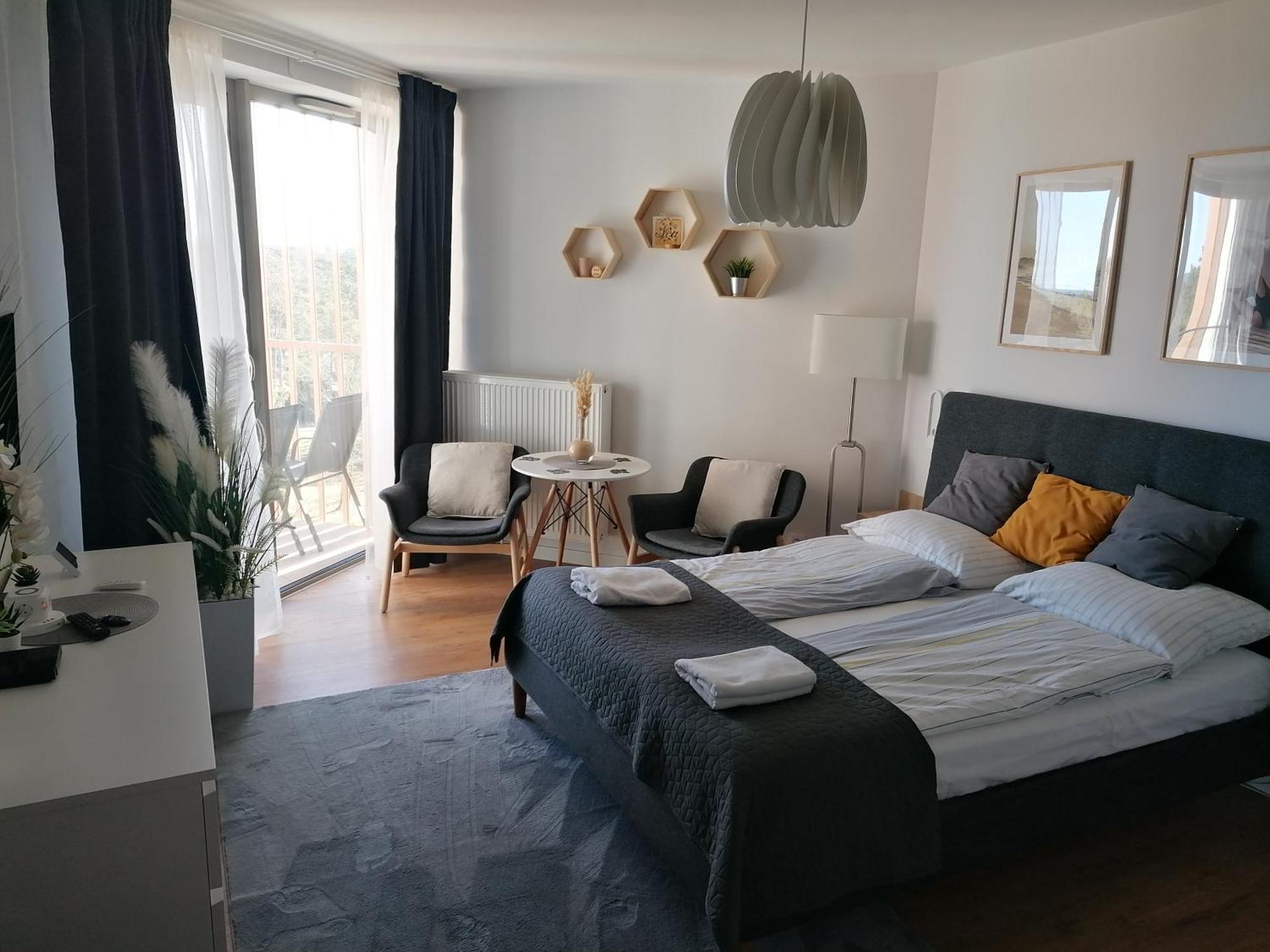 Pinea Apartament Z Widokiem Na Morze Z Basenem I Spa Przy Plazy Pobierowo Extérieur photo